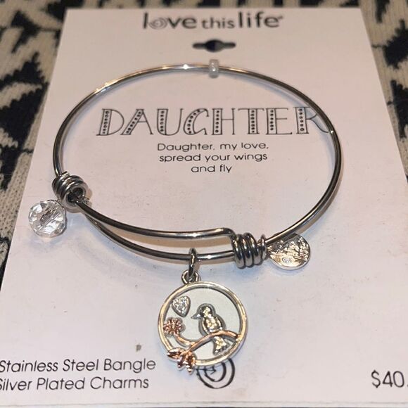 Love This Life Daughter Bangle Bracelet. - Picture 4 of 11